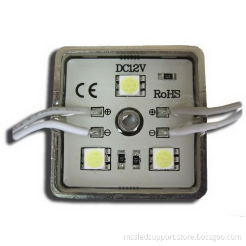 Square Four Chips LED Module